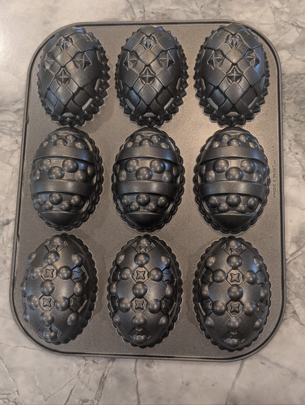 Nordic Ware Egg Muffin Pan Easter Holiday Summer Spring 9 Cups Aesthetic